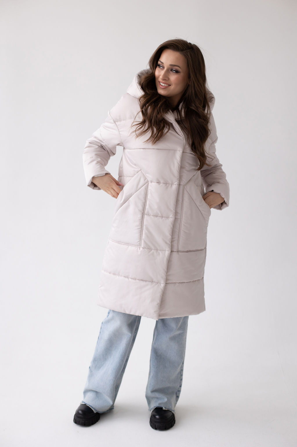 Куртка женская демисезонная 23982 (графит) - Kankan фото 12