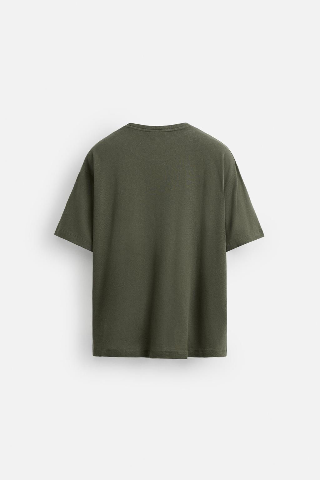 LINEN - COTTON T-SHIRT - Zara фото 16