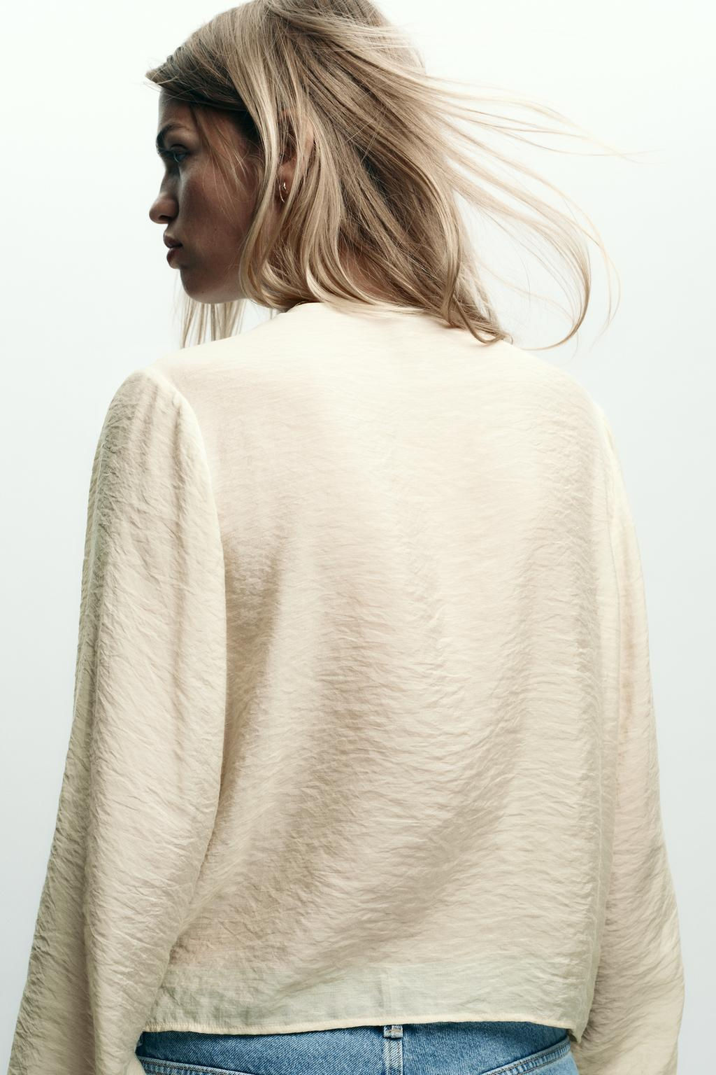 ROMANTIC RUFFLED BLOUSE - Zara фото 5