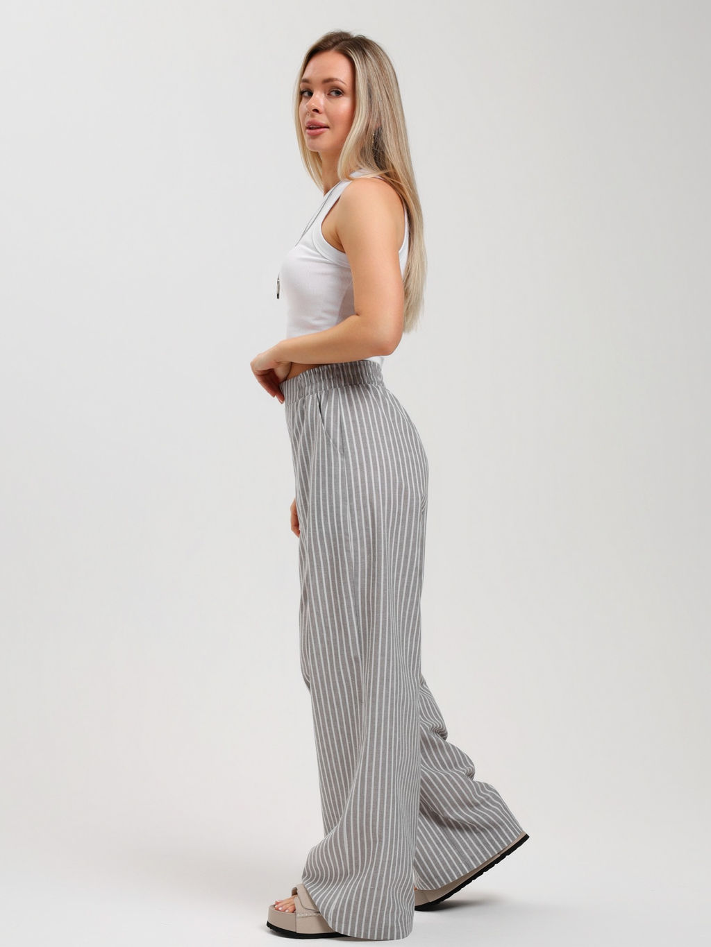 VIOTEX Брюки Летний день-2 (80% хлопок, 20% лён) - Виотекс фото 28