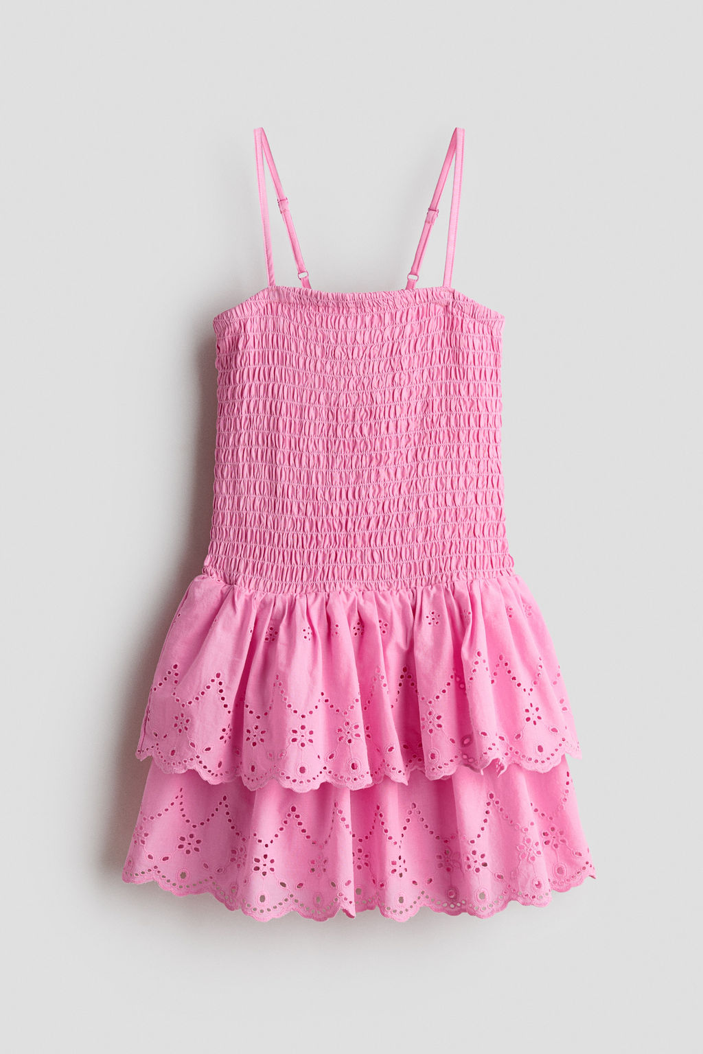 Vestido de tirantes con cuerpo nido de abeja - H&m фото 2
