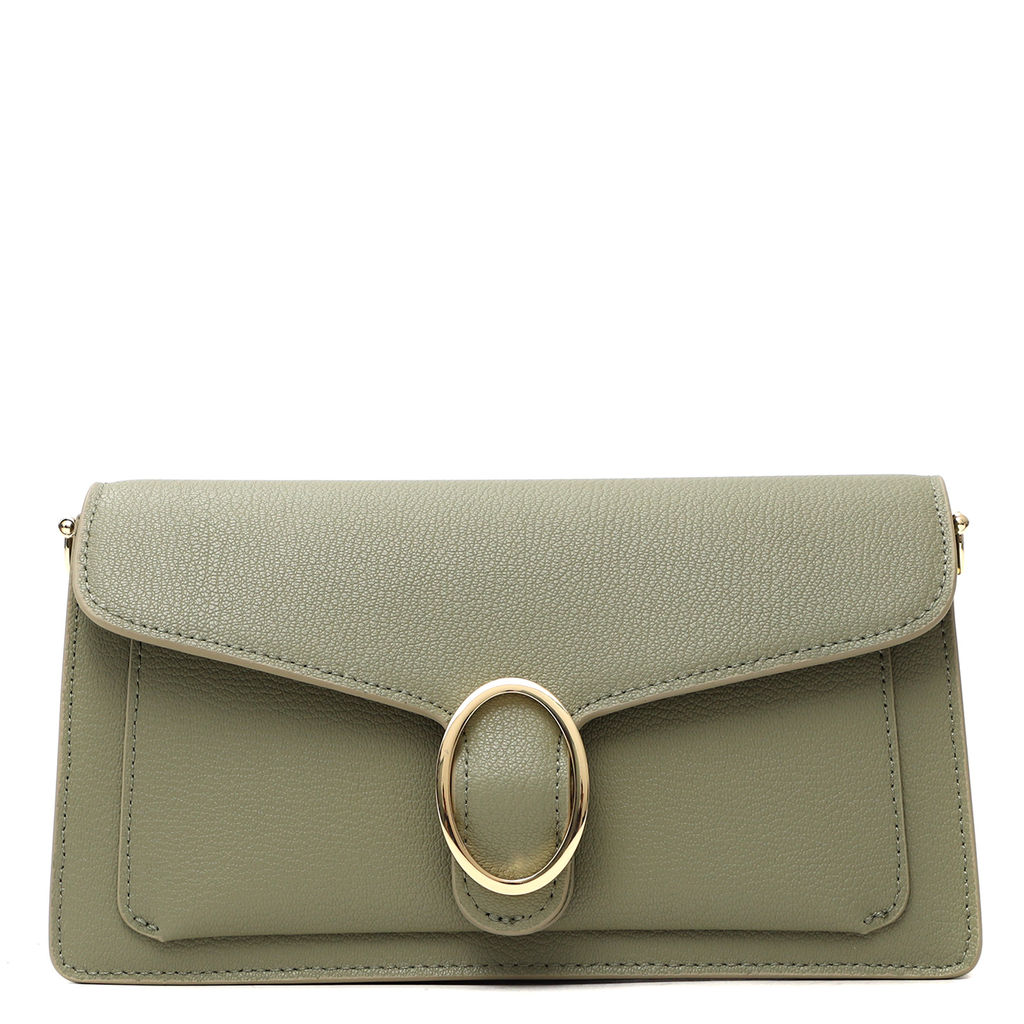 Женская сумка на плечо TENDANCE Артикул 3846130, бежево-зеленый  фото 2
