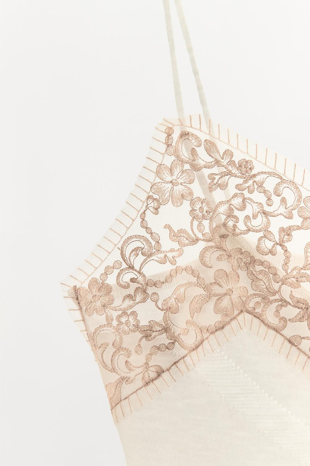 100% WOOL LACE TOP - Zara фото 7