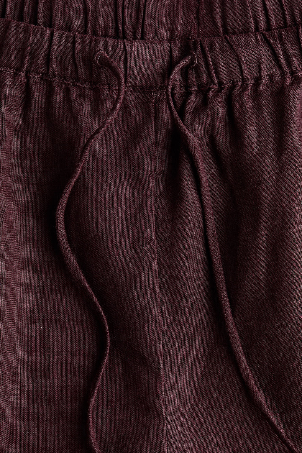 Pantal?n corto en mezcla de lino con cord?n - H&m фото 6