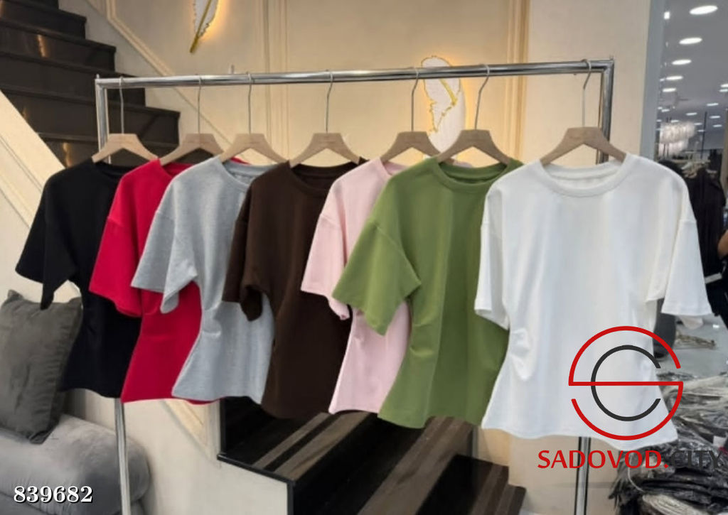 Футболка женская однотонная - Bruno фото 7