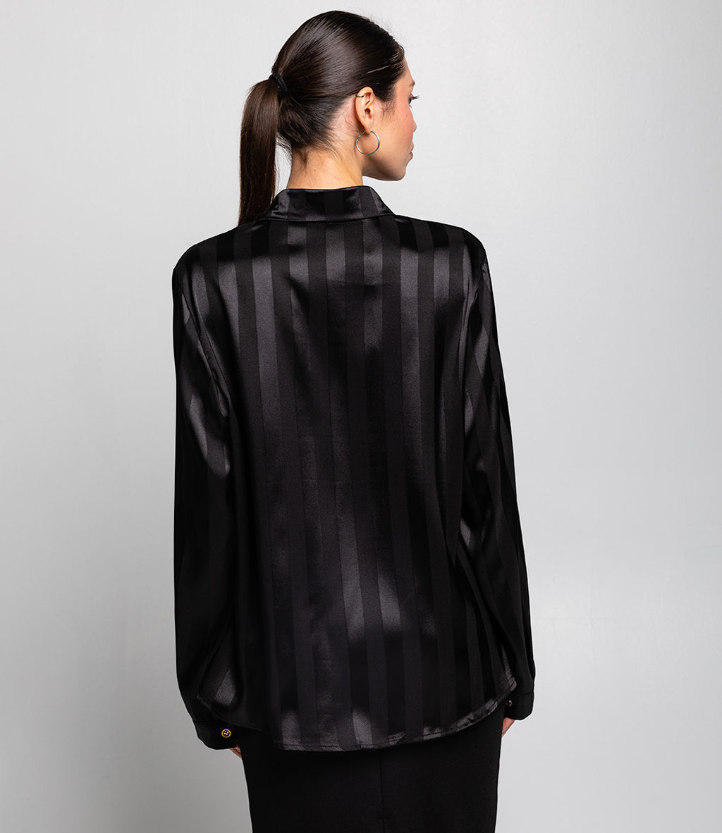 Рубашка #КТ8022 (1), чёрный - Dommod фото 3