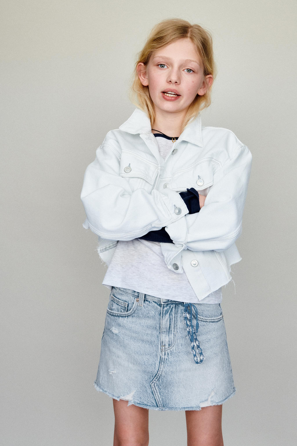 FALDA DENIM / Azul claro - Zara фото 2