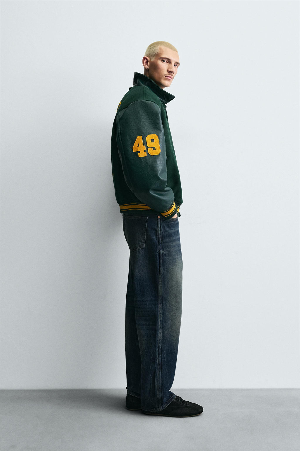 CONTRAST BOMBER JACKET - Zara фото 4