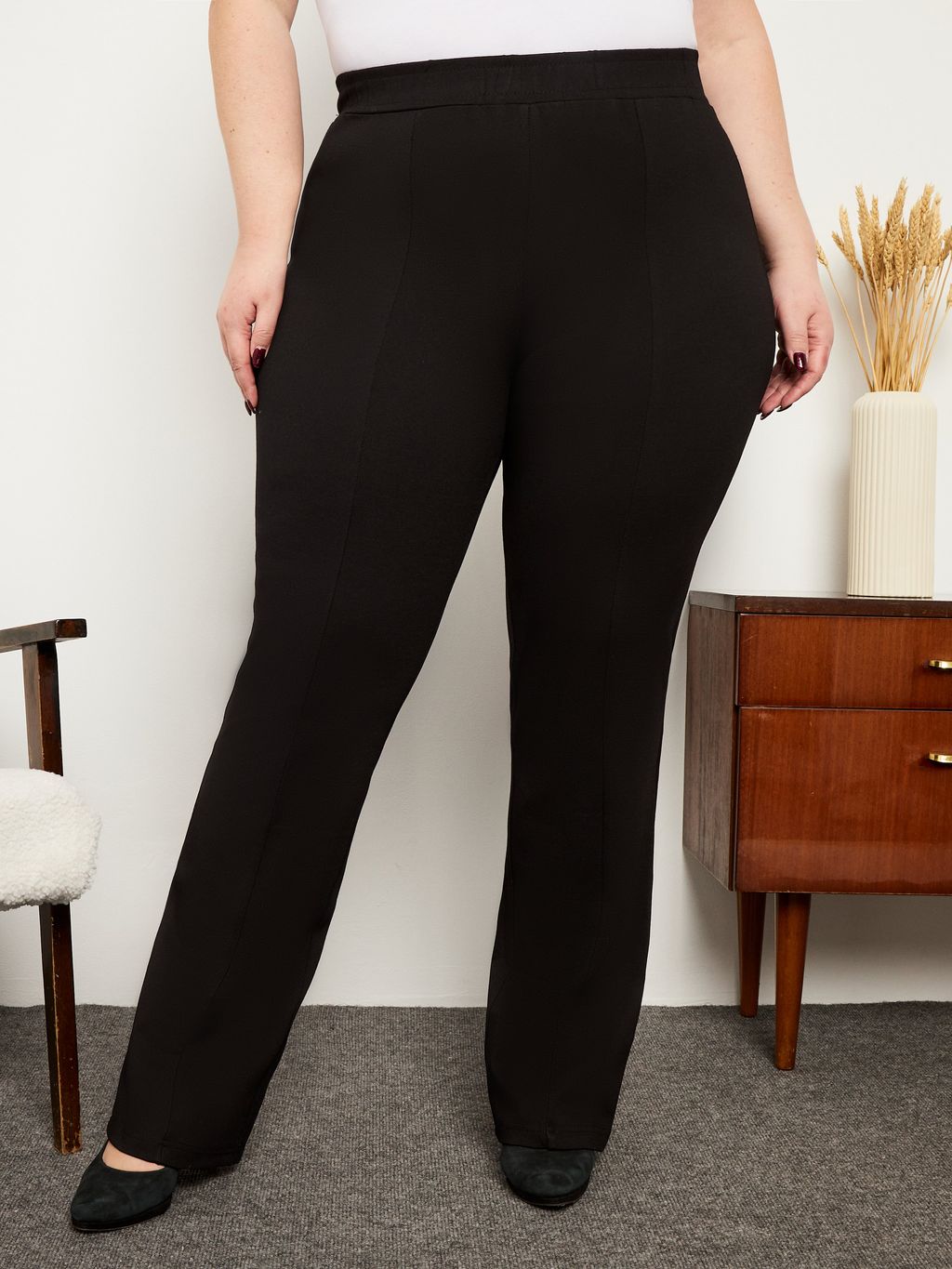 Брюки 0244-2с глубокий чёрный - Dora фото 5