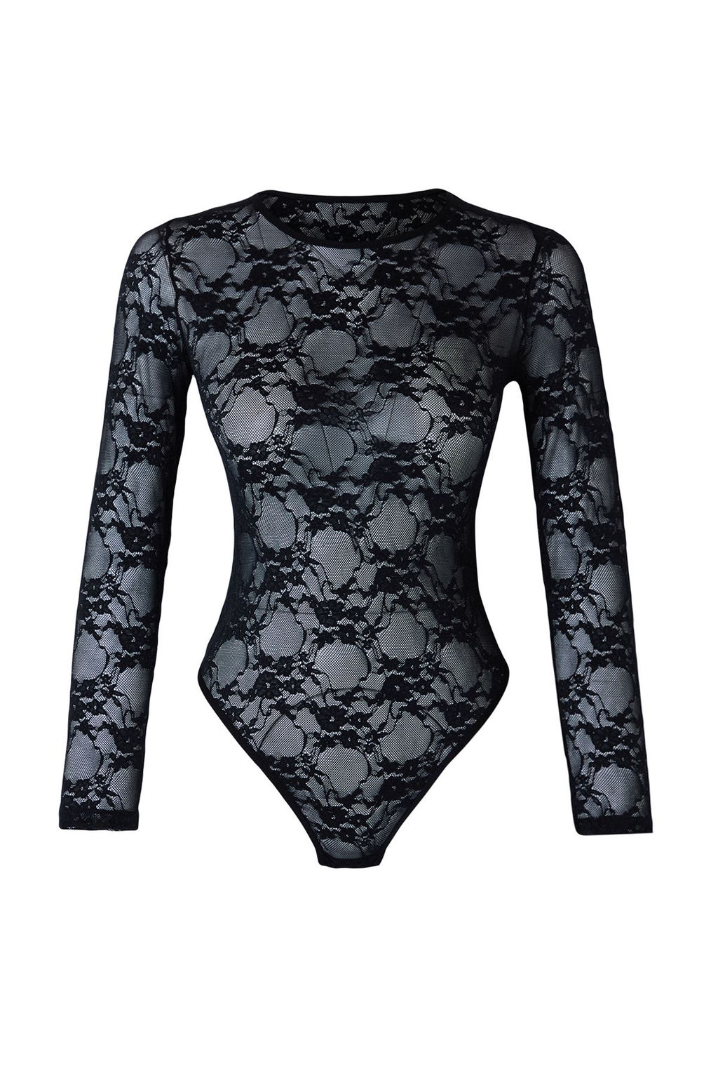 Siyah Dantel Ajurlu/Delikli Kaps?z C?tc?tl? Orme Body THMAW25BD00001