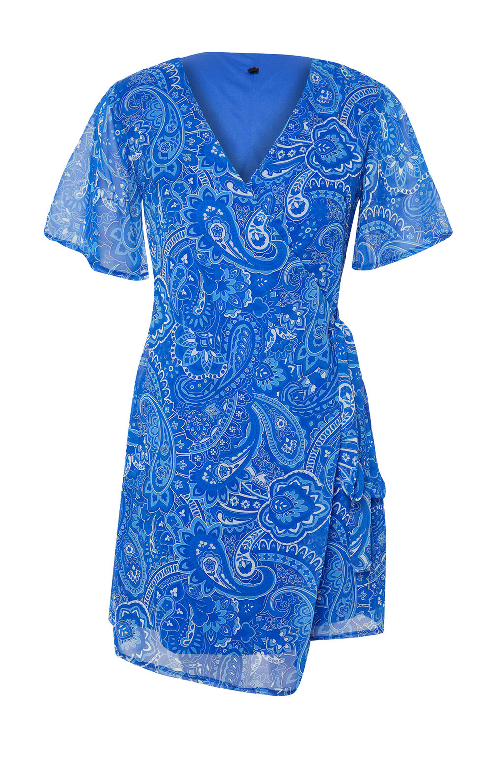 Saks Sal Desenli Anvelop Mini Dokuma Elbise TWOSS24EL00753 - Trendyolmilla фото 7