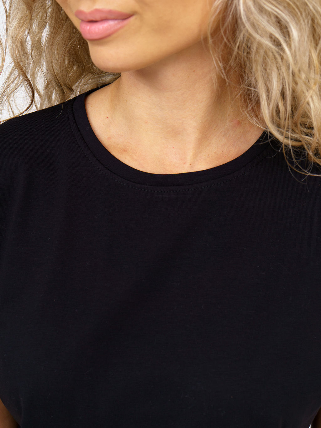 Футболка Хлопок 95%, лайкра 5% Классика аква - Ивассорти фото 78