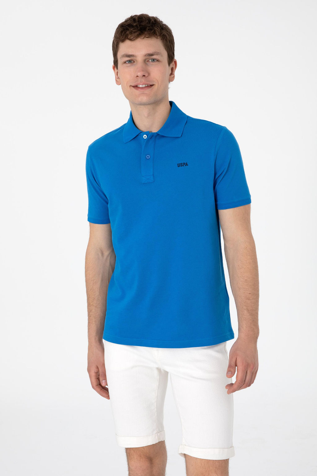 Erkek Regular Fit Polo Yaka Kobalt Mavi Basic Ti__rt Sepette S_rpriz _ndirim - U.s. polo assn фото 3