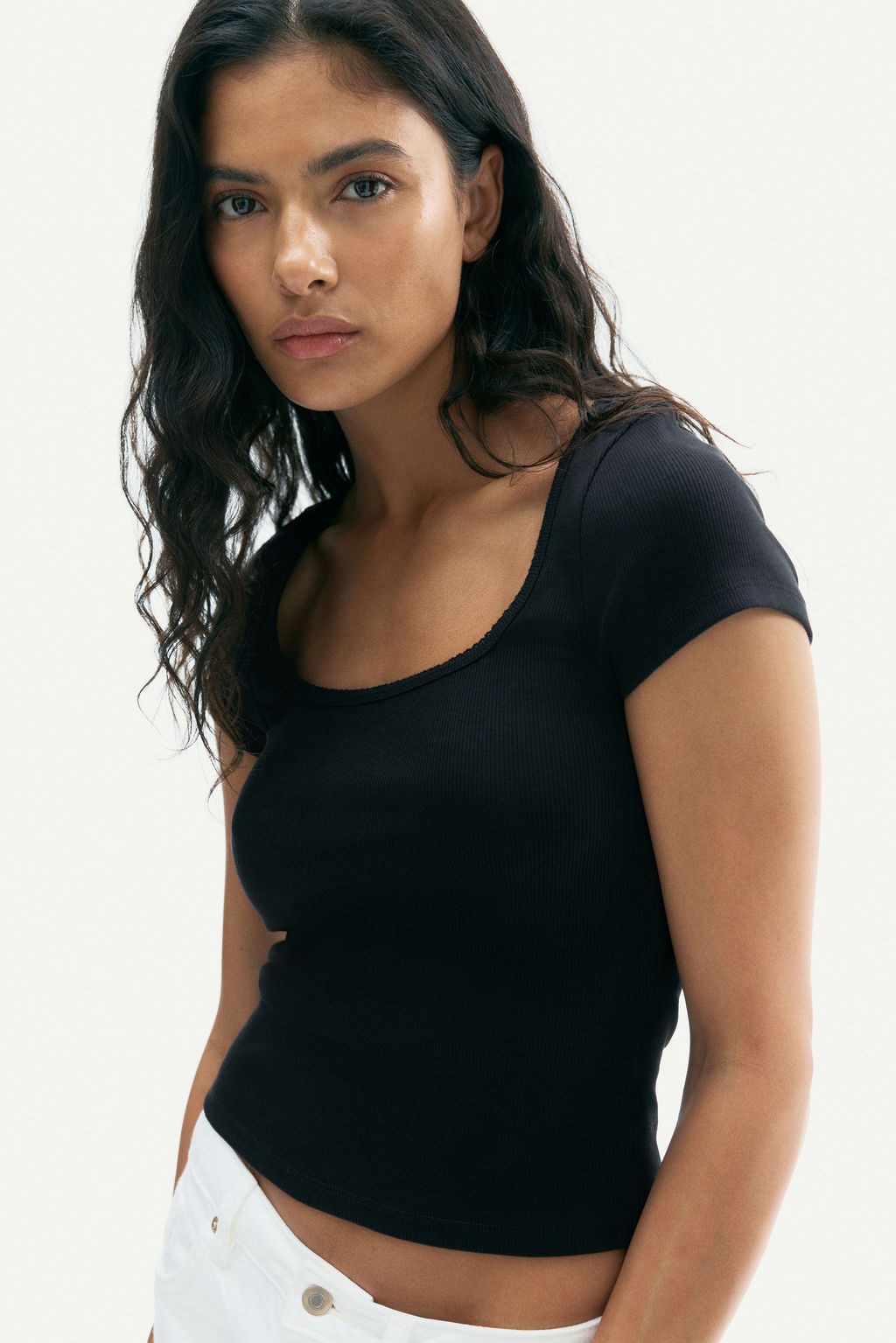 Camiseta de canal? con ribete de picot - H&m фото 6