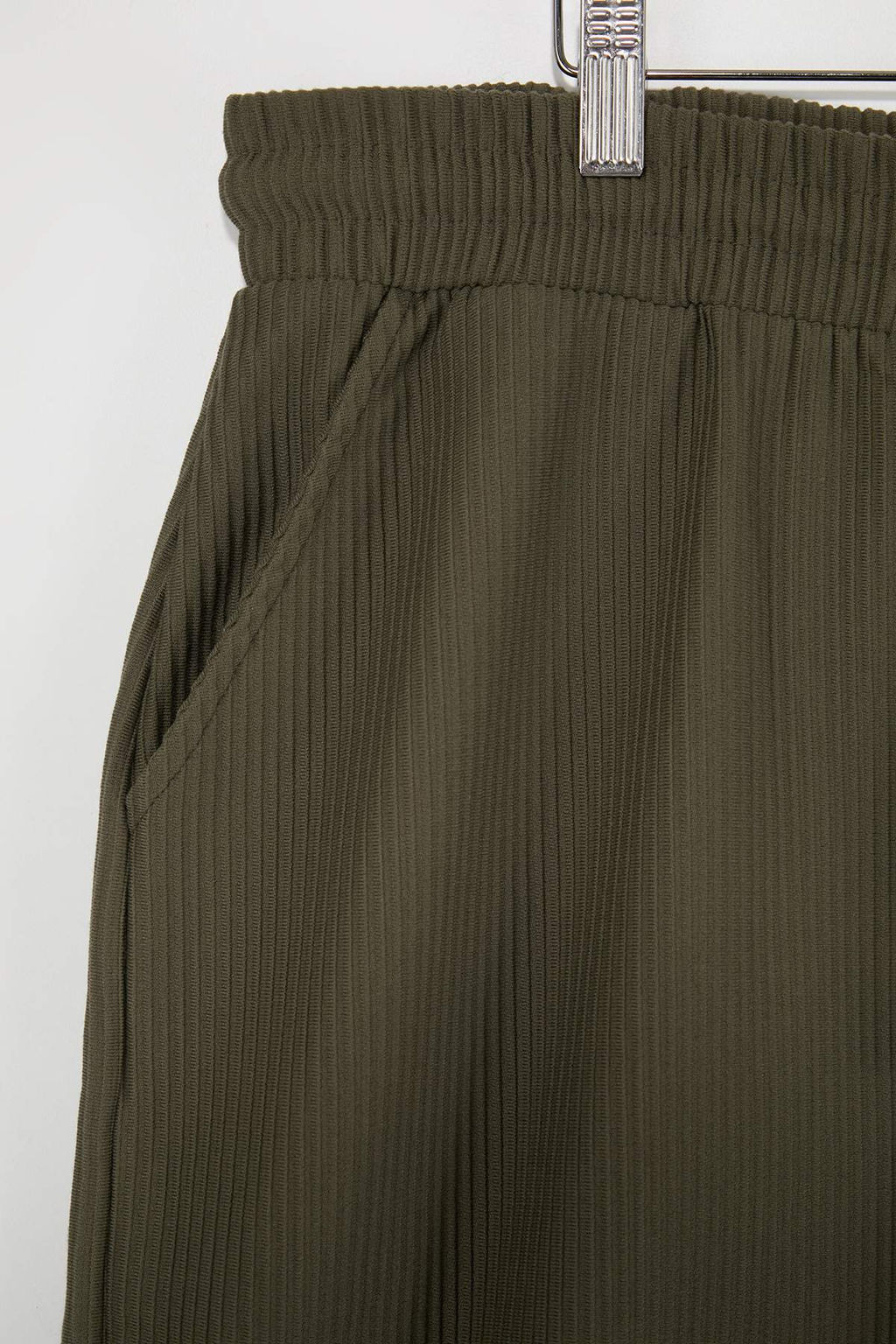 Haki Oversize/Genis Kesim Dokulu K?r?smaz Ottoman Sort TMNSS25AP00001