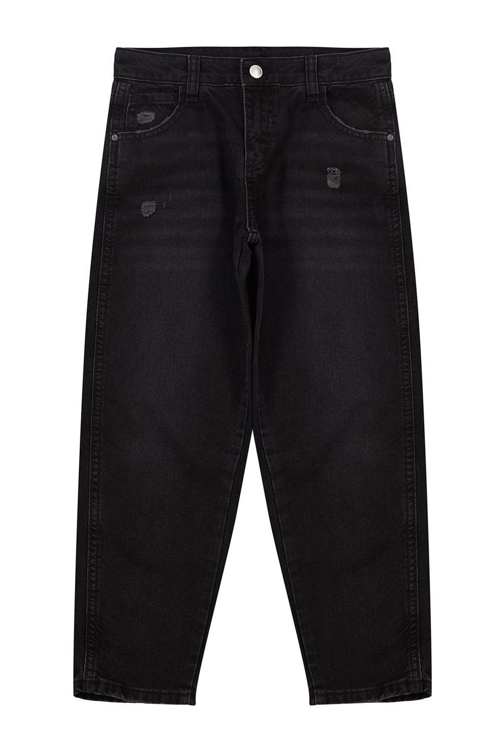 TRENDYOLMILLA Siyah Duz Denim Pantolon TKDSS24PL00005  фото 2