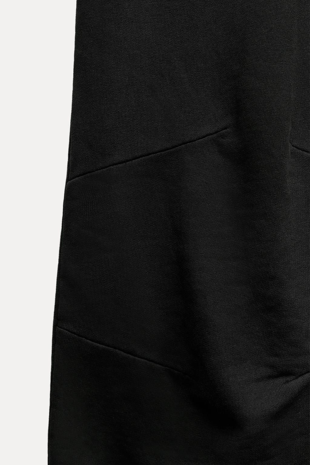 WASHED-EFFECT PALAZZO JOGGER TROUSERS - Zara фото 8