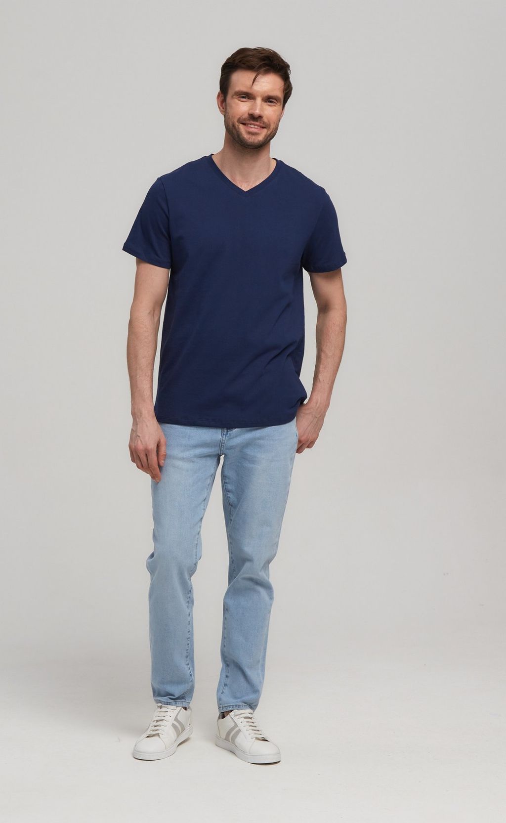 Футболка F111-6000-V d.blue - Fine joyce фото 2