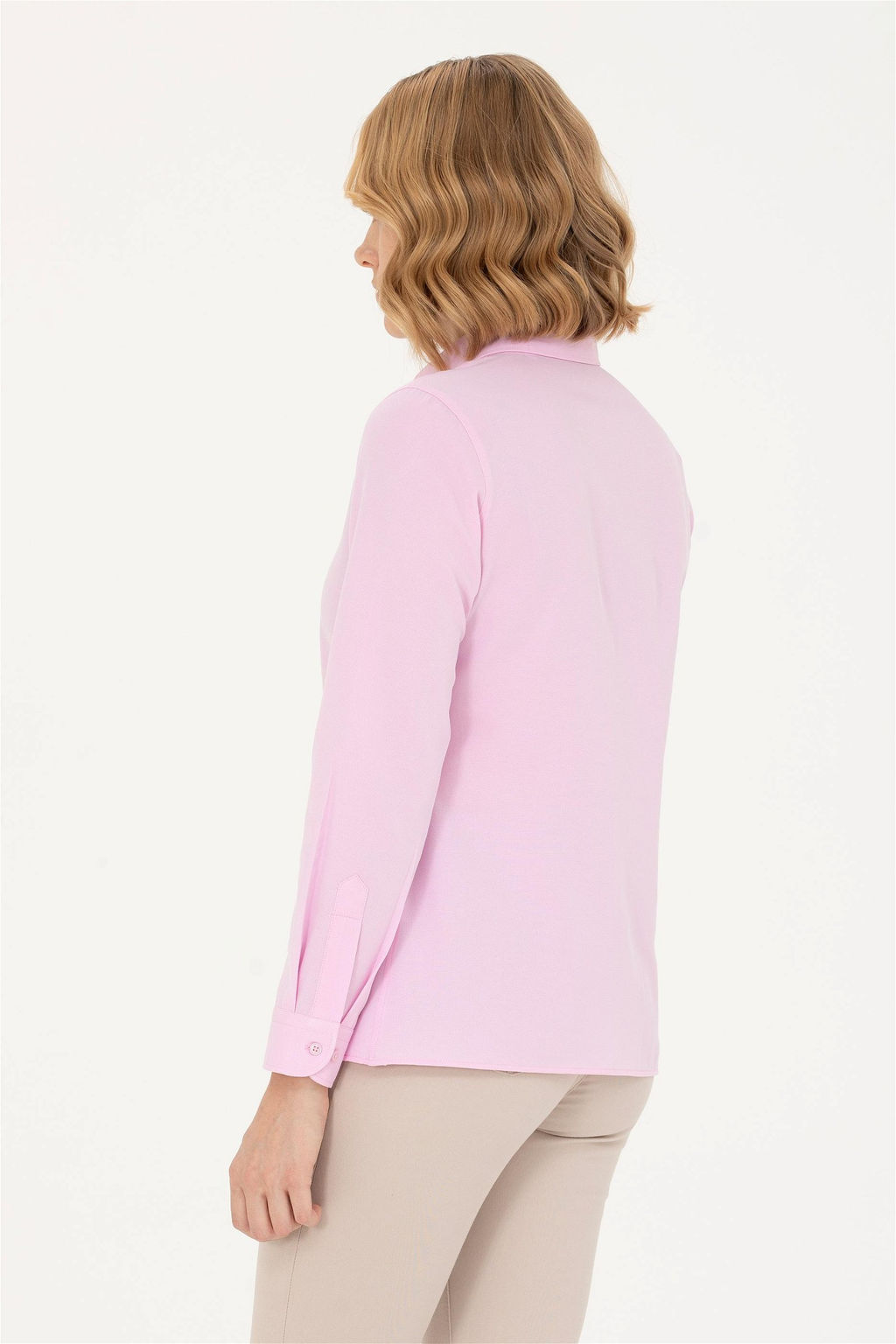 U. S. Polo Assn Женская базовая рубашка с длинным рукавом Magnolia - U.s. polo assn фото 5