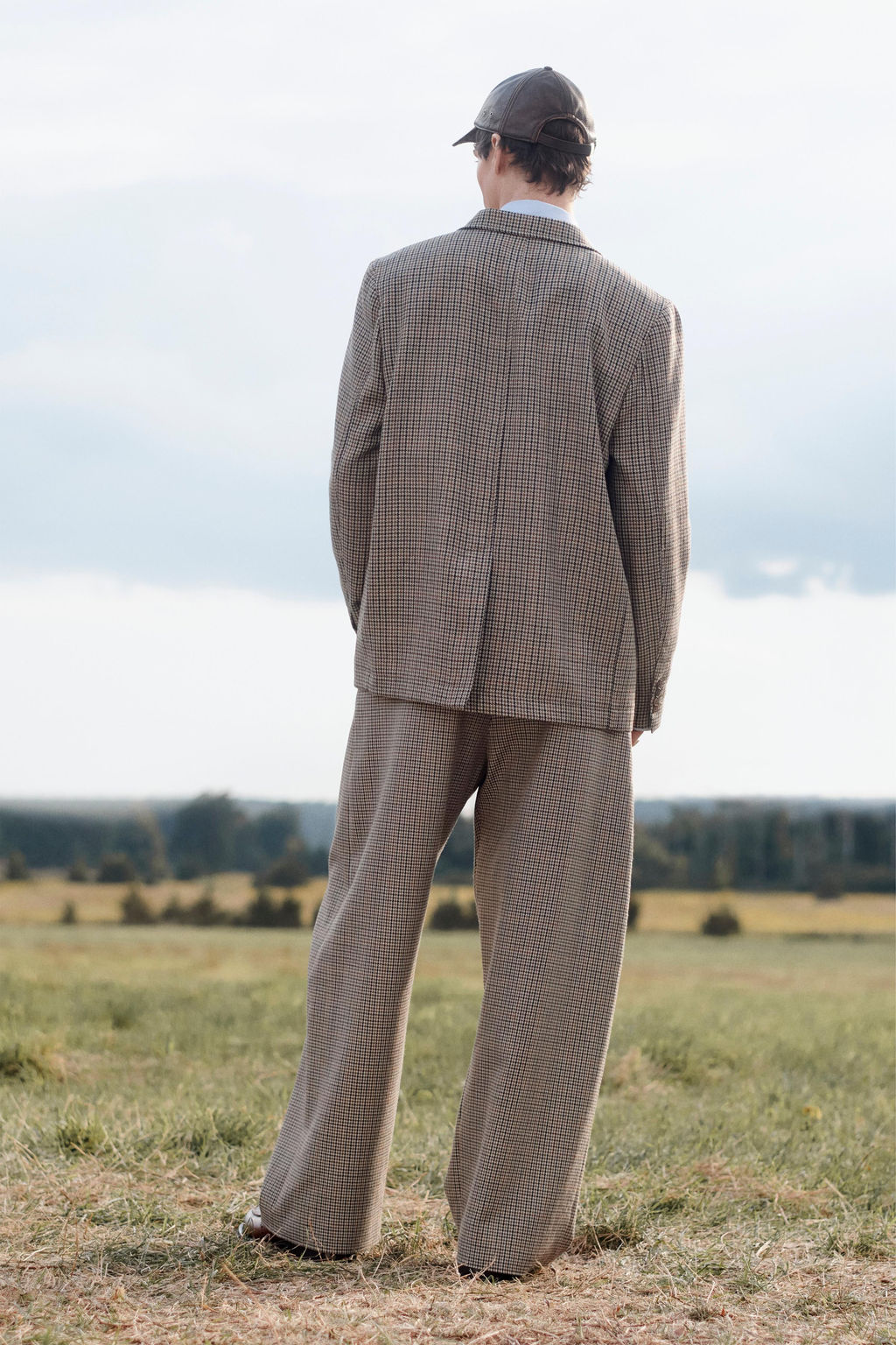 LIMITED EDITION CHECKED WOOL SUIT BLAZER - Zara фото 4