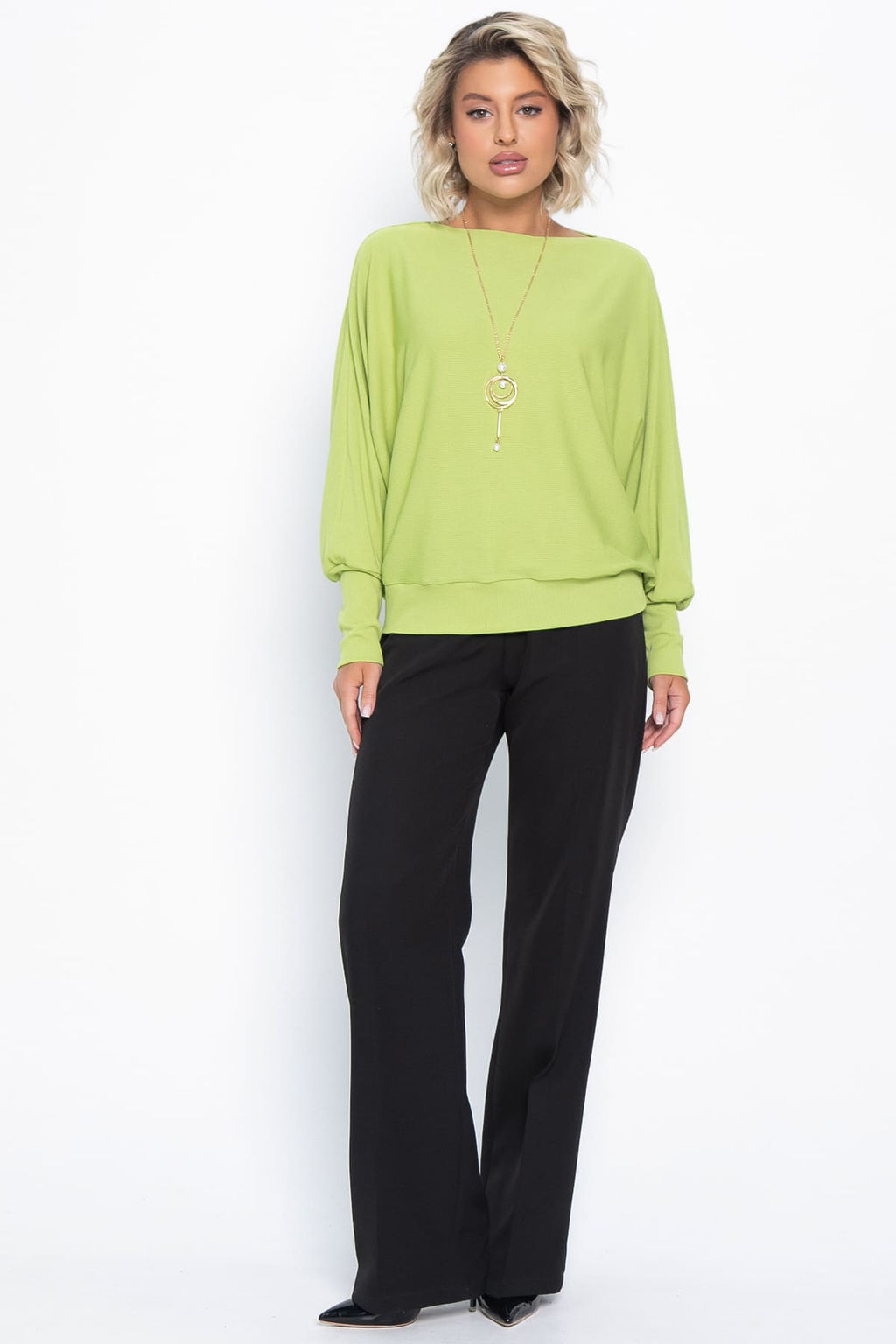 Блуза Муза (зеленое яблоко) Б15042-5М