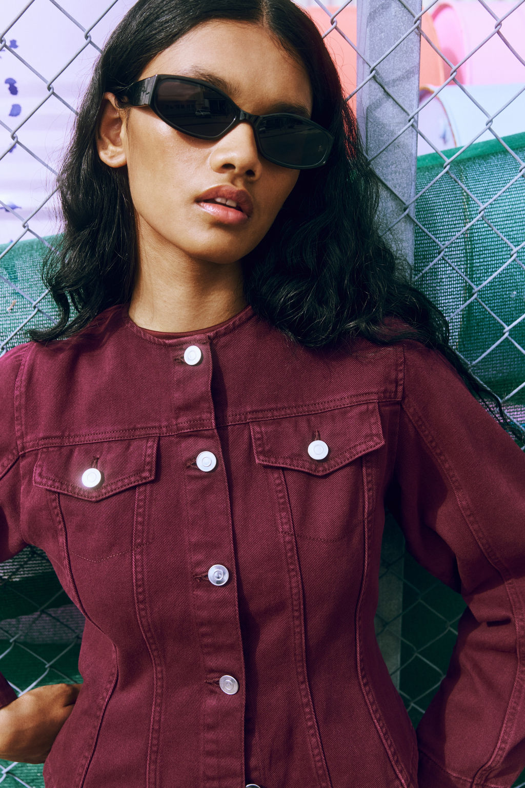 Camisa entallada de sarga - H&m фото 5