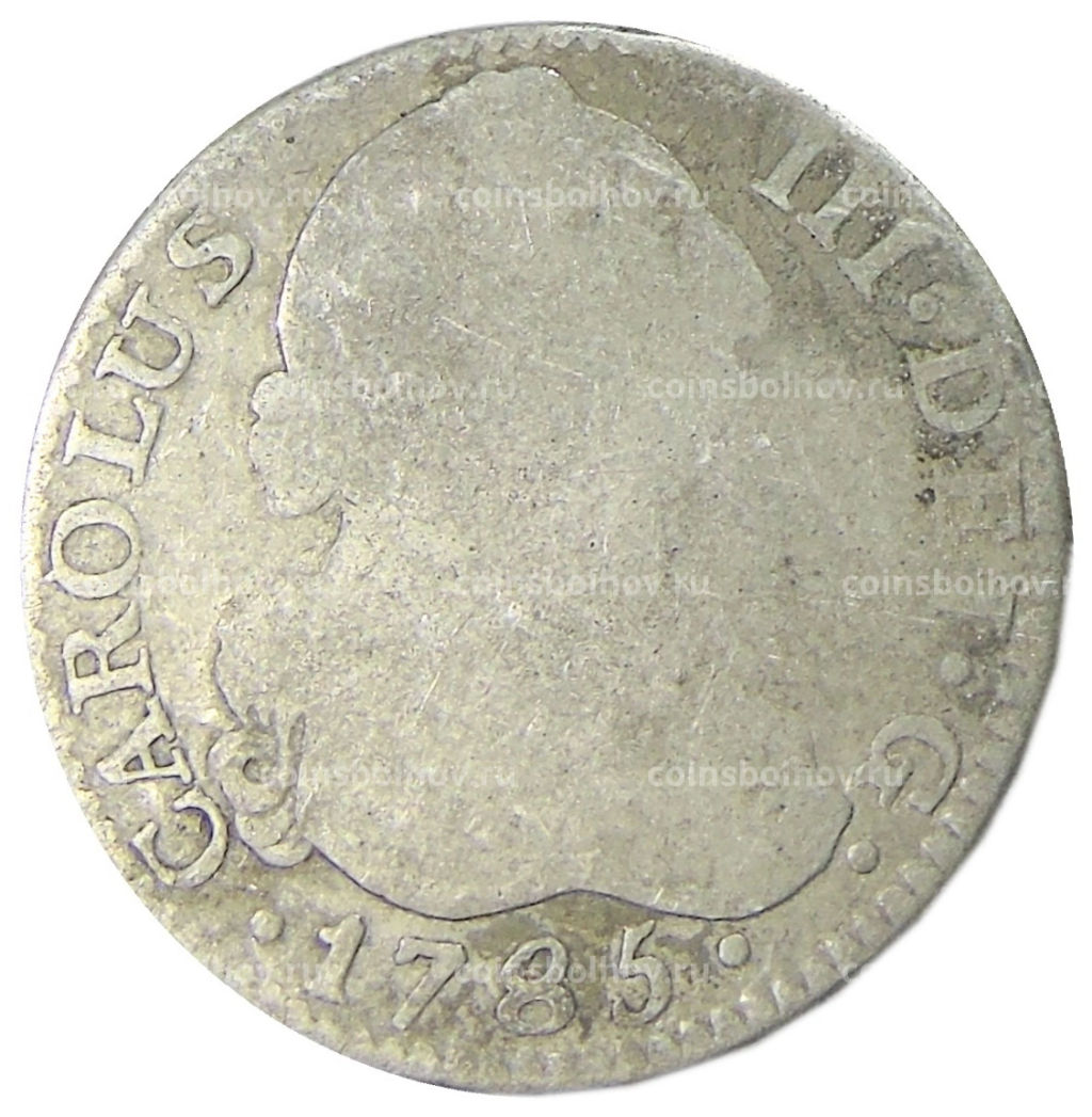2 реала 1785 года Испания
