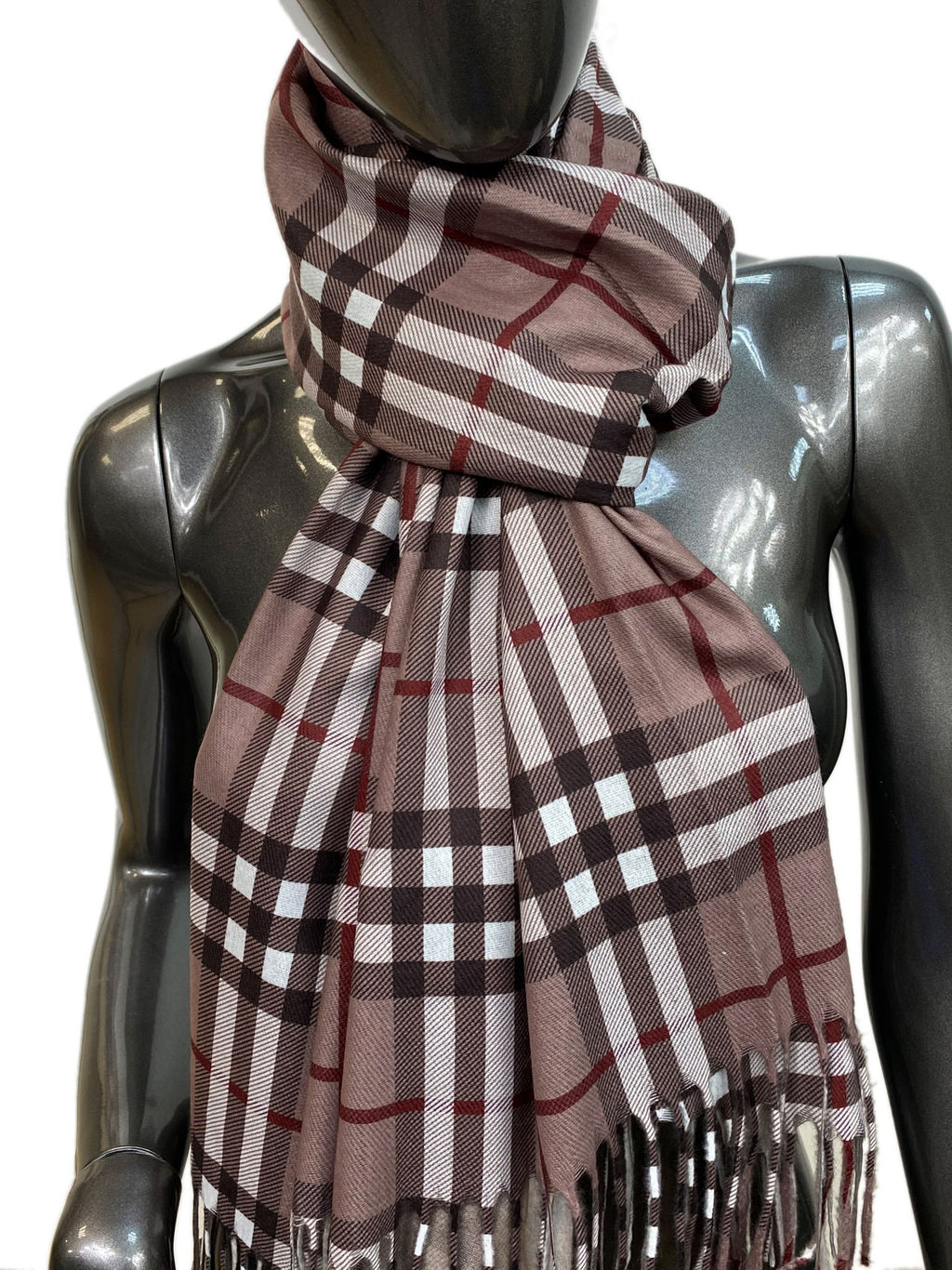 Мягкий палантин из кашемира, мультицвет - Greta фото 14