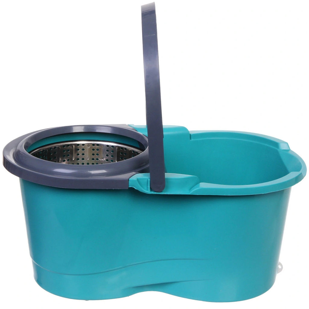 Набор для уборки "Селфи" Юла (ведро с отжимом, швабра, две насадки) в цветной коробке