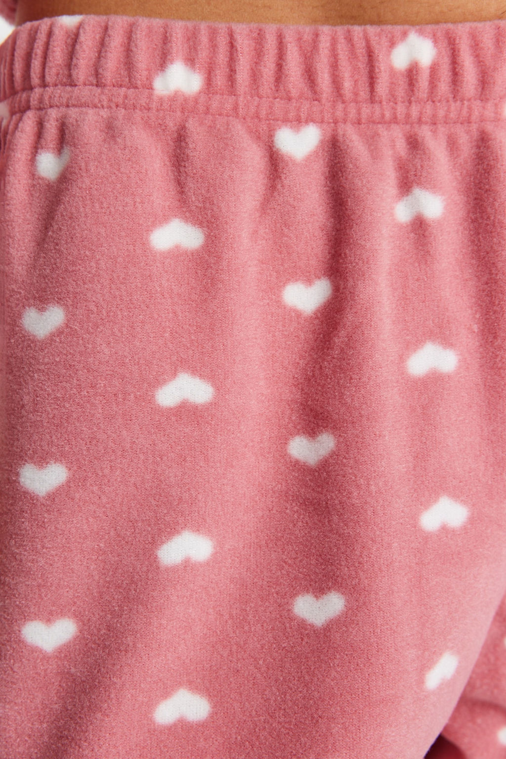 Trendyolmilla Lila 3lu Kalpli Uyku Bantl? Polar K?sl?k Orme Pijama Tak?m? THMAW21PT0666 фото 15