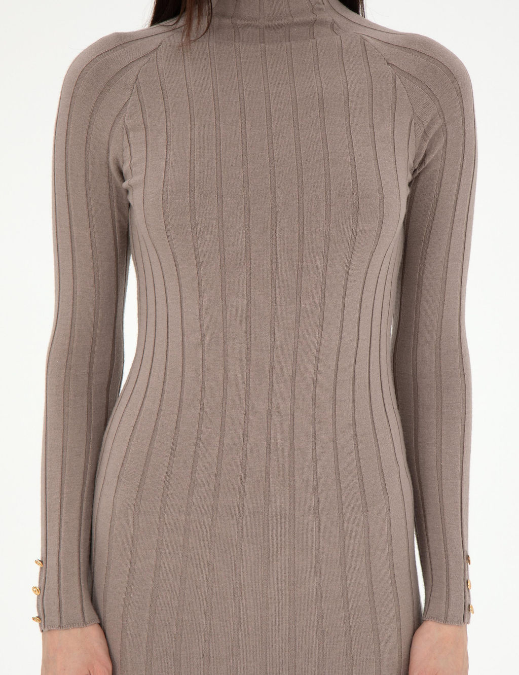 Krem Melanj Ex. Slim Fit Triko Elbise - Pierre cardin фото 5