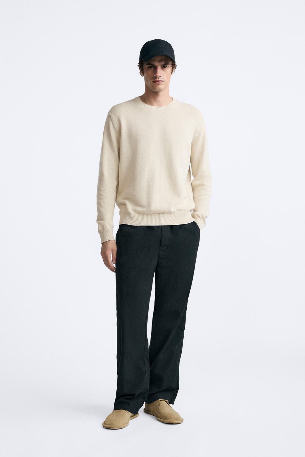 COTTON - LINEN SWEATER - Zara фото 10