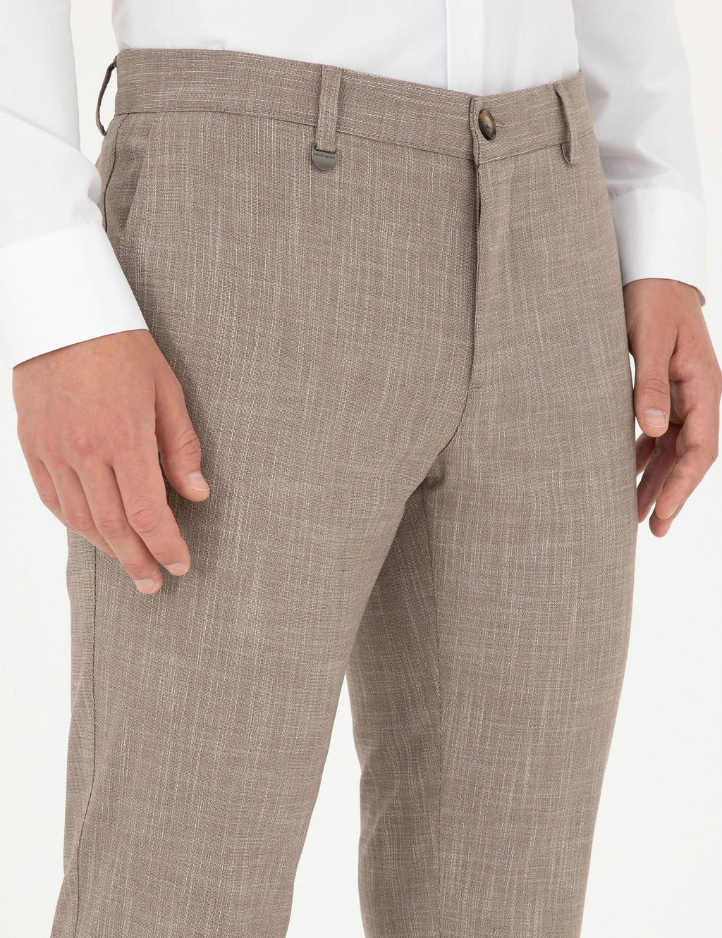 Bej Ex. Slim Fit Kuma_ Pantolon - Pierre cardin фото 5