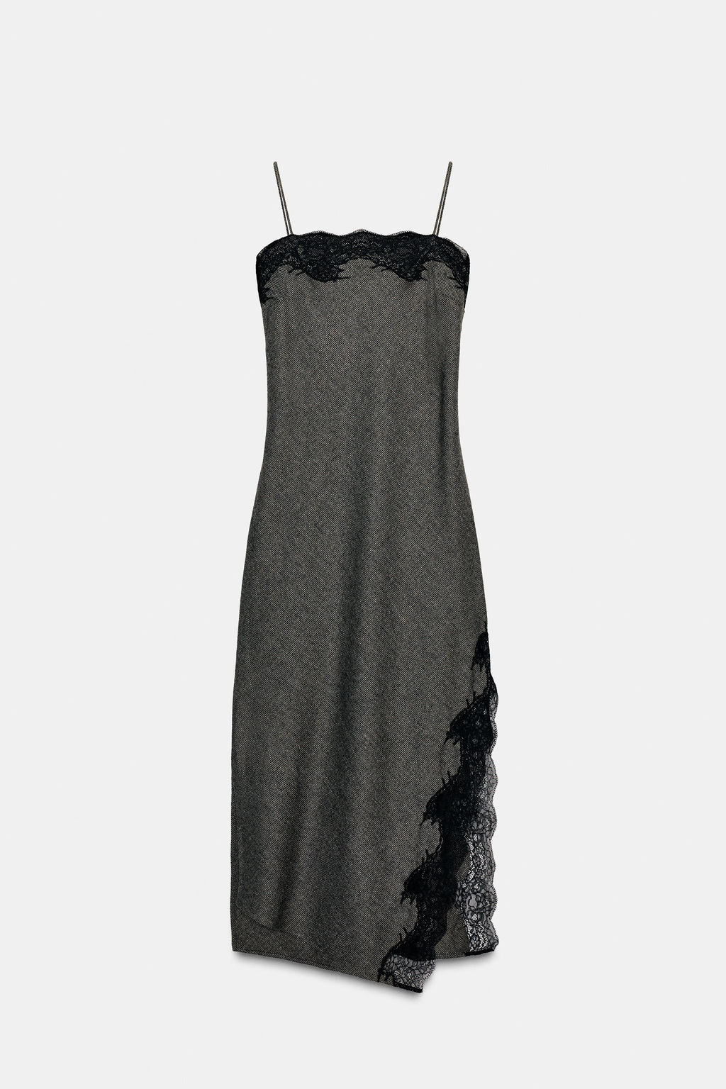 ZW COLLECTION LIMITED EDITION LACE WOOL DRESS - Zara фото 7
