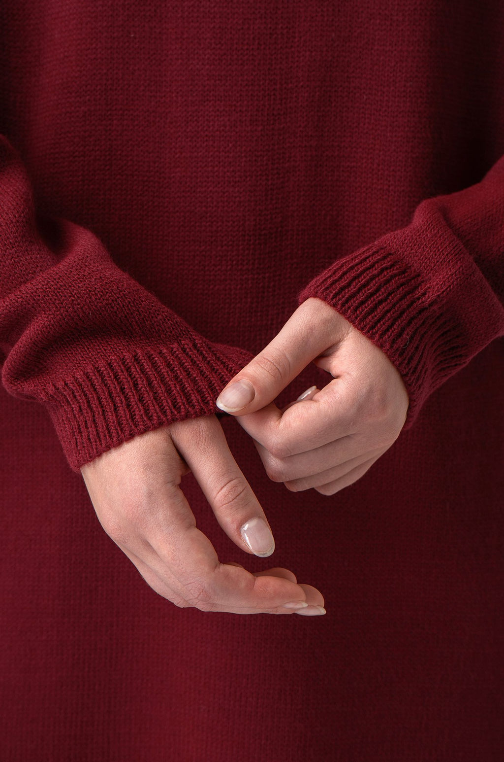 Женское теплое вязаное платье Happyfox