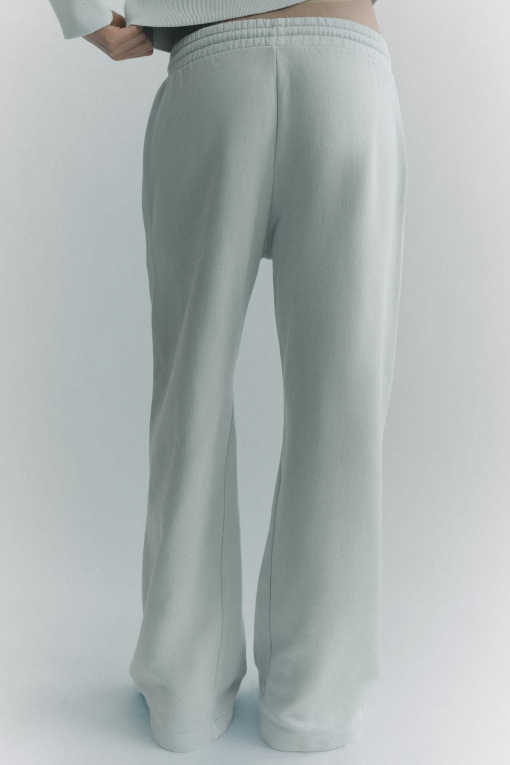 FADED WIDE-LEG TROUSERS - Zara фото 22