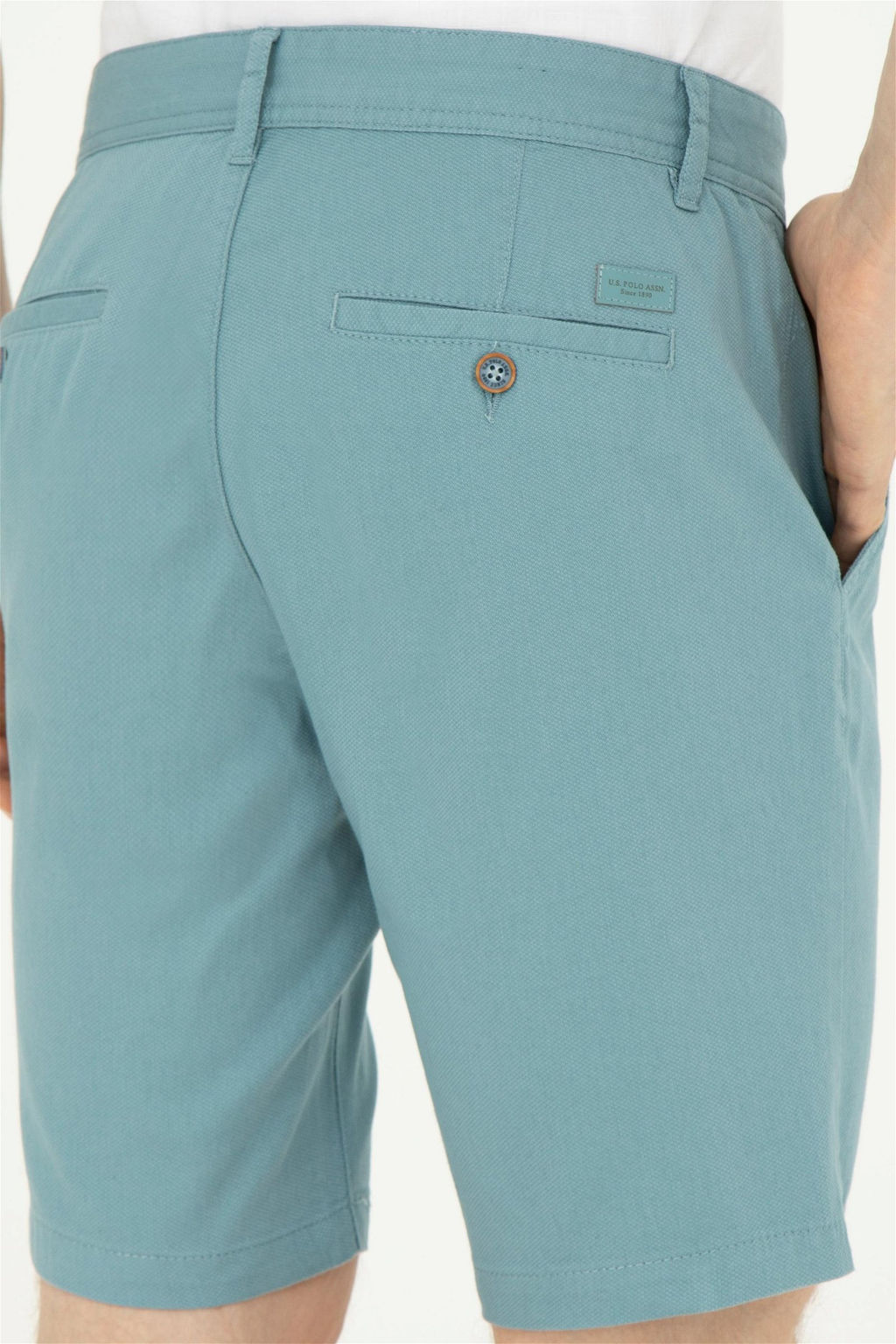 Мужские мятные тканые шорты Неожиданная скидка в корзине - U.s. polo assn фото 7