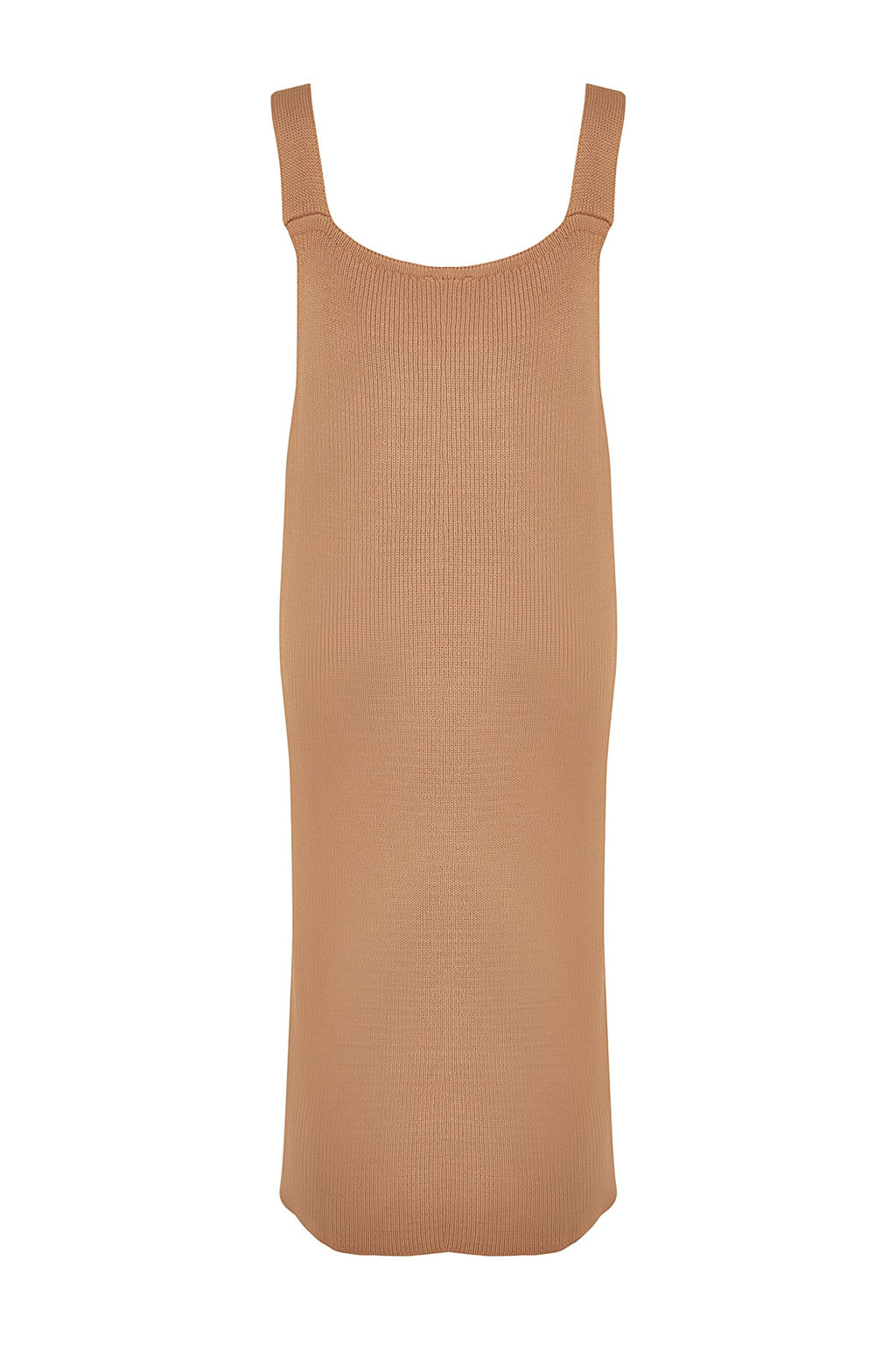 TRENDYOLMILLA Siyah Maxi Triko V Yaka Jile Elbise TWOAW24EL00011 фото 22