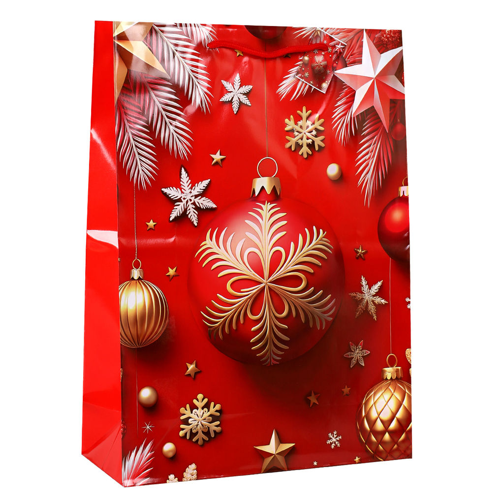 Пакет подарочный Новый год 30х41х11 / 1730L /уп 12/540/128г/м2 - ГалеонТрейд фото 5
