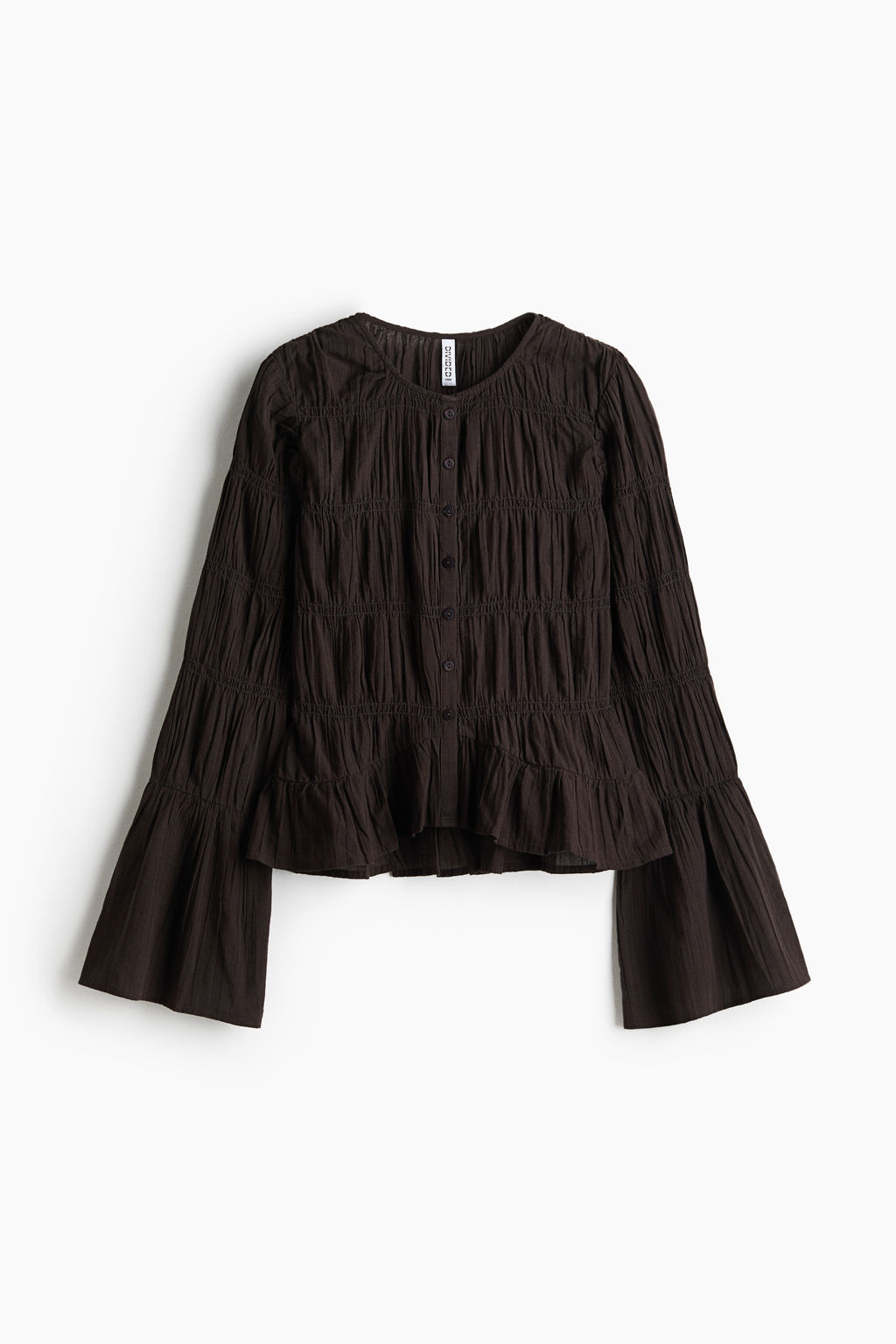 Blusa fruncida de algod?n - H&m фото 2