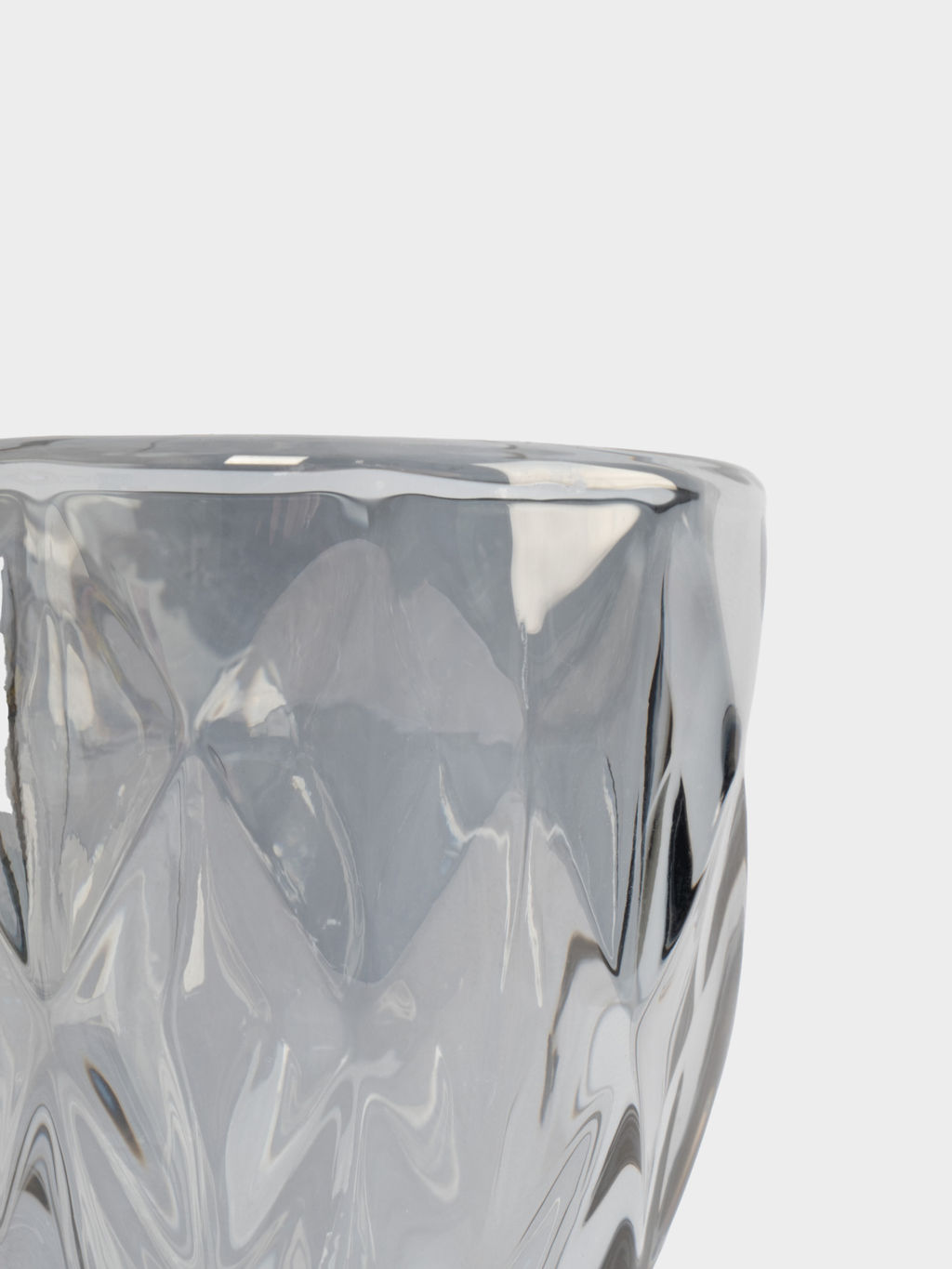 Рюмка, 50 мл, стекло, серая, Diamond color - Anna lafarg фото 5