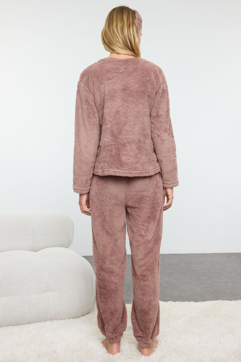 Vizon Sac Bantl? Wellsoft K?sl?k Orme Pijama Tak?m? THMAW25PT00040 - Trendyolmilla фото 6