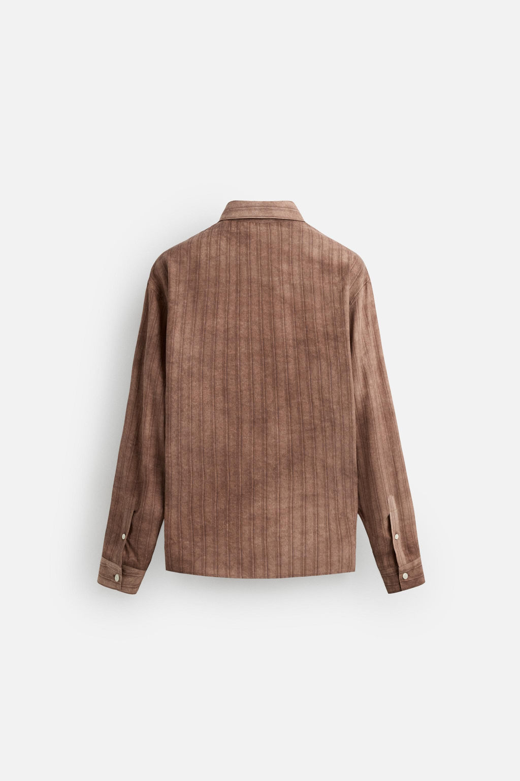 WASHED EFFECT STRIPED SHIRT - Zara фото 8