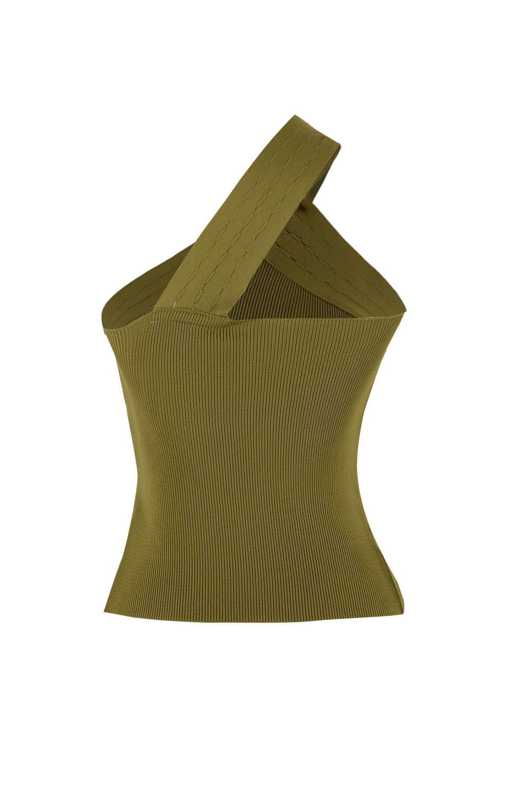 Ac?k Haki Tek Kol Aksesuar Detayl? Fitted Triko Ince Bluz TWOSS26BZ00307 - Trendyolmilla фото 2