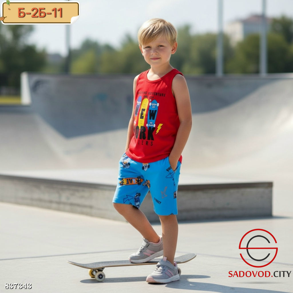 Костюм для мальчика с рисунком - Bruno фото 2