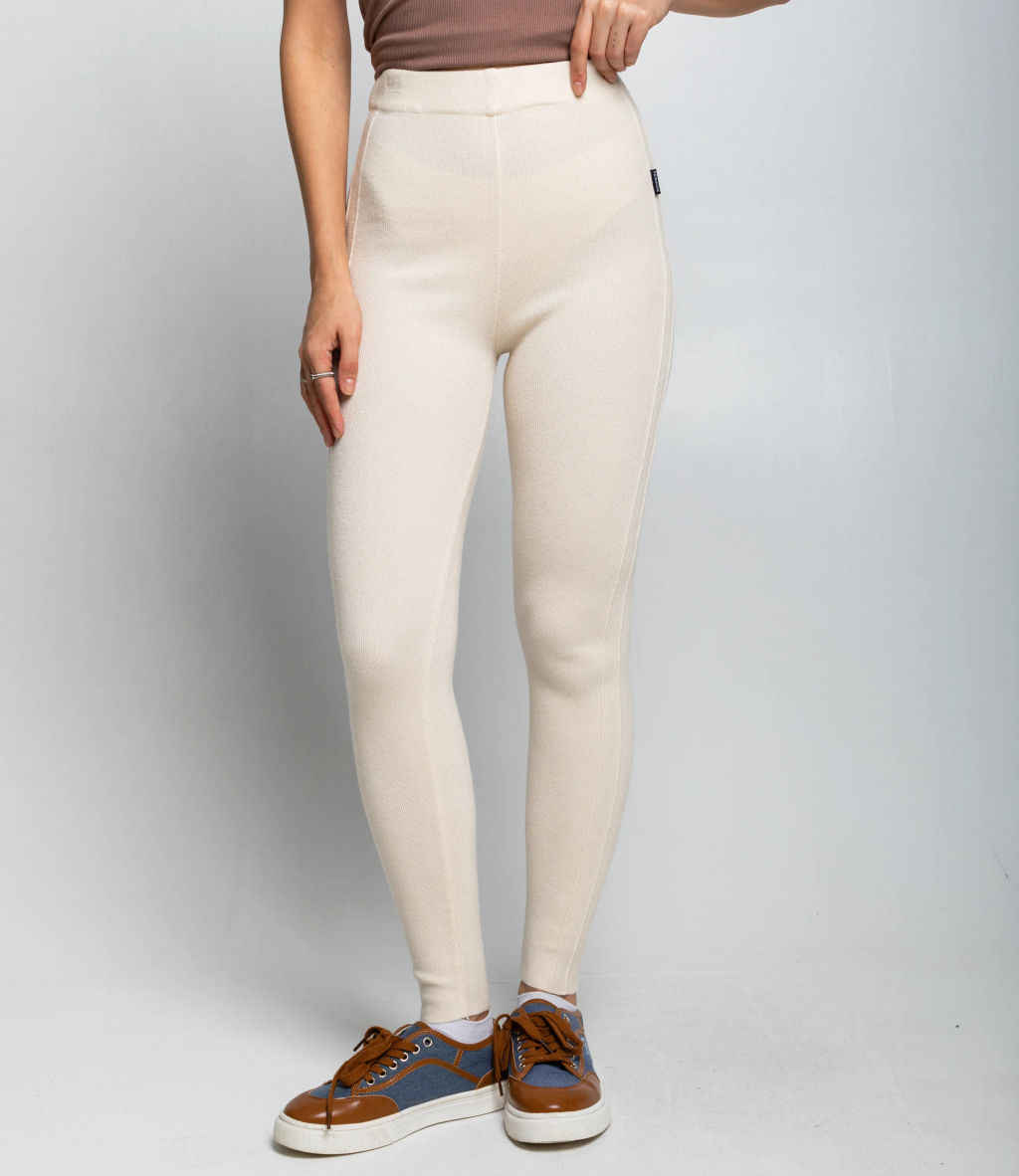 Леггинсы #КТ1689 (2), светло-бежевый - Dommod фото 2