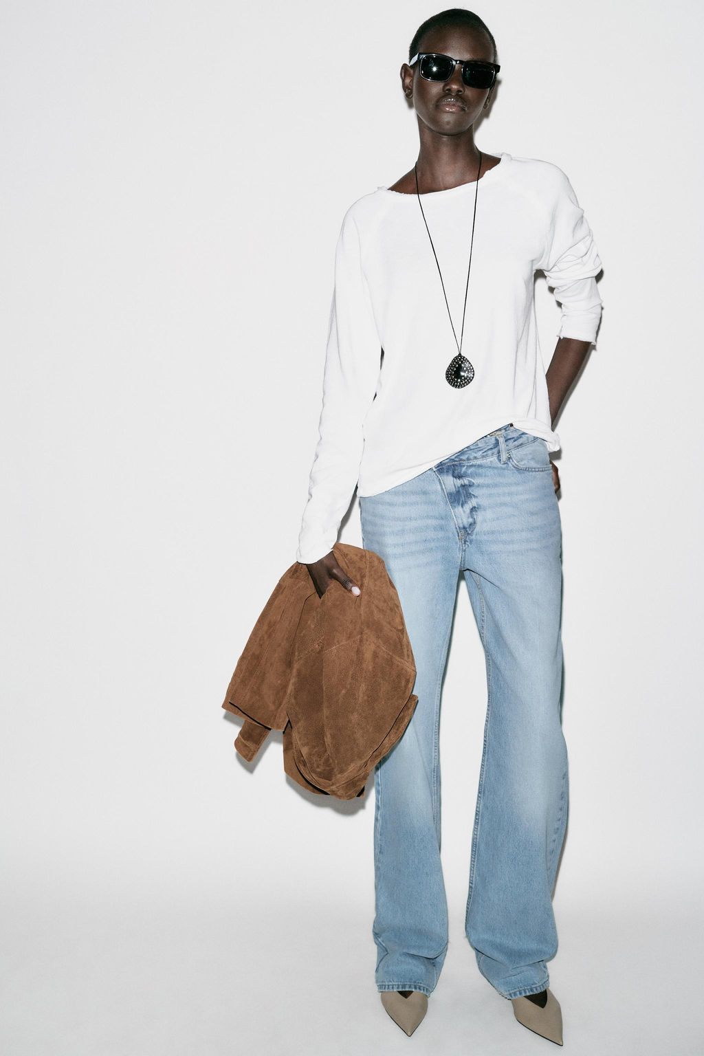 WASHED LONG SLEEVE T-SHIRT