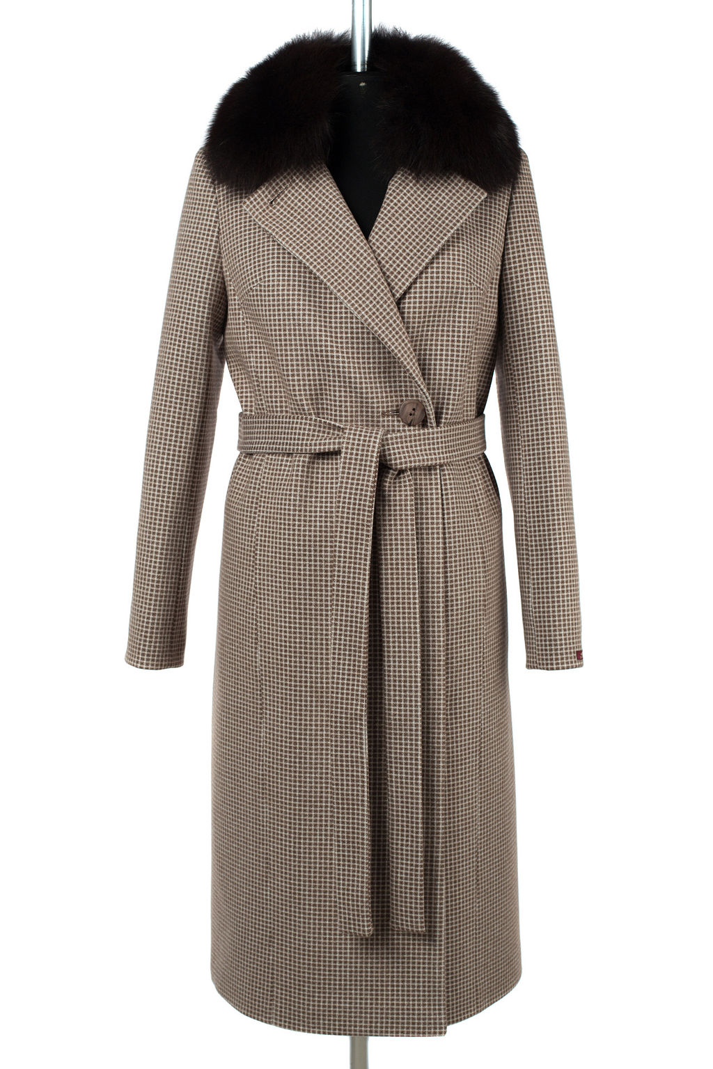 Мех натуральный (песец) Пальто утепленное Термофинн 100 г - El podio фото 7