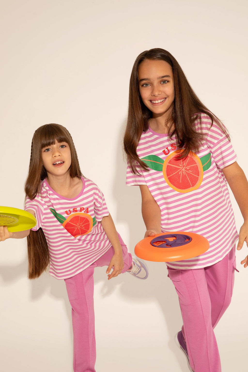 U. S. Polo Assn / Фиолетовая футболка с круглым вырезом для девочек - U.s. polo assn фото 5