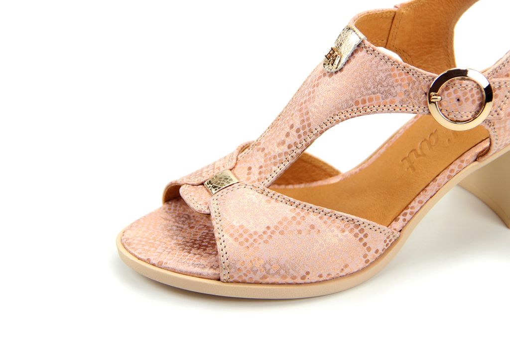 Босоножки EDART 6001.624be.gold.pink